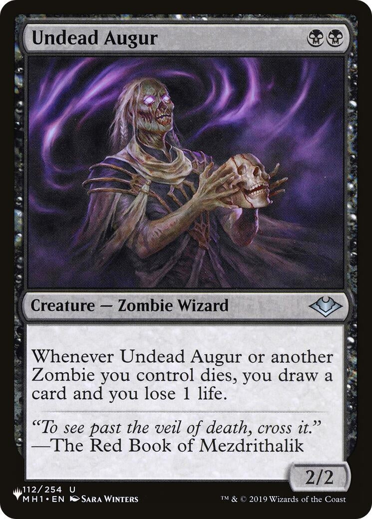 Image for Undead Augur (112/254) (The List Reprints) - Magic: The Gathering