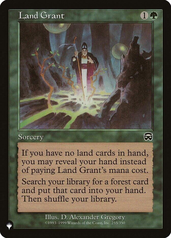 Image for Land Grant (255/350) (The List Reprints) - Magic: The Gathering