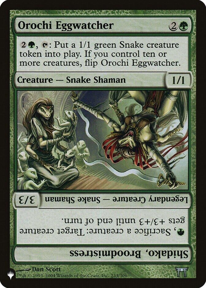 Image for Orochi Eggwatcher // Shidako, Broodmistress (233/306) (The List Reprints) - Magic: The Gathering