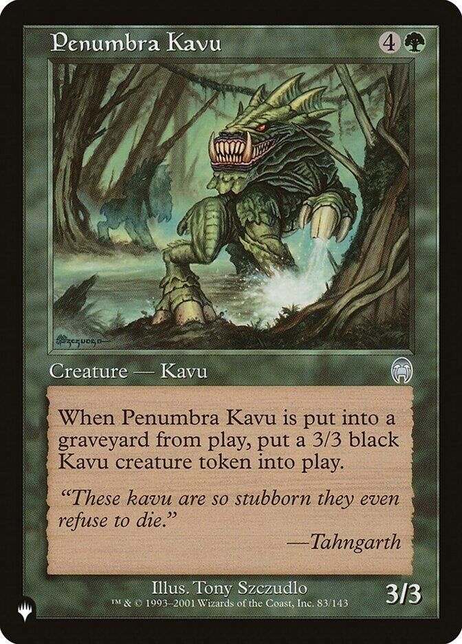 Image for Penumbra Kavu (83/143) (The List Reprints) - Magic: The Gathering