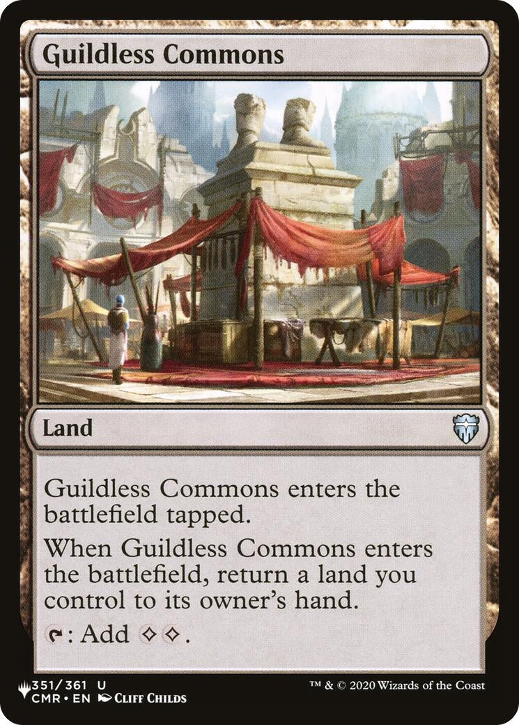Image for Guildless Commons (351/361) (The List Reprints) - Magic: The Gathering