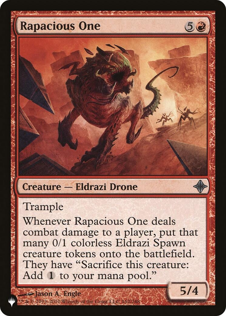 Image for Rapacious One (162/248) (The List Reprints) - Magic: The Gathering