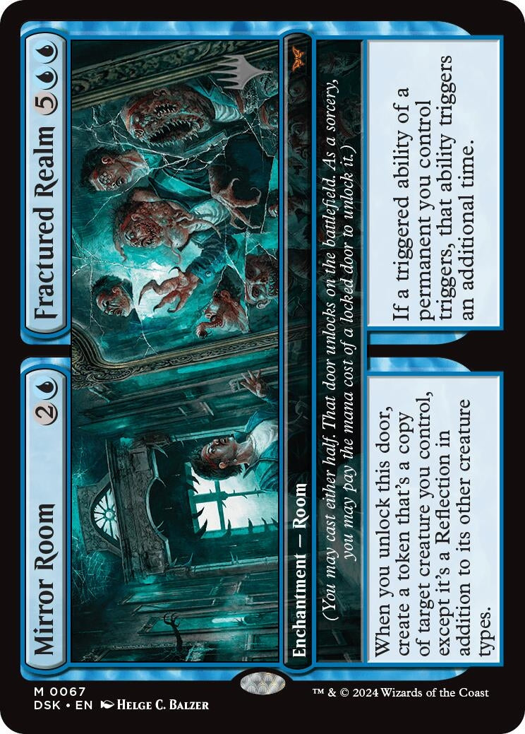 Image for Mirror Room // Fractured Realm (67) (Promo Pack: Duskmourn: House of Horror) - Magic: The Gathering