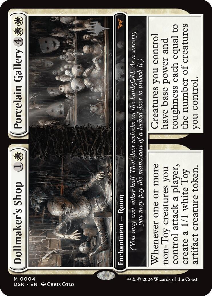 Image for Dollmaker's Shop // Porcelain Gallery (4) (Promo Pack: Duskmourn: House of Horror) - Magic: The Gathering