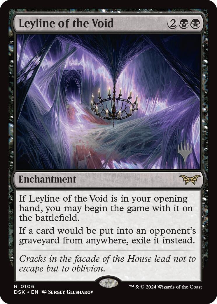 Image for Leyline of the Void (106) (Promo Pack: Duskmourn: House of Horror) - Magic: The Gathering