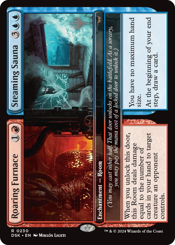 Image for Roaring Furnace // Steaming Sauna (230) (Promo Pack: Duskmourn: House of Horror) - Magic: The Gathering