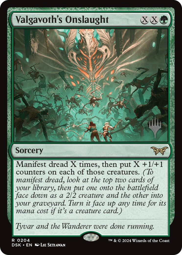 Image for Valgavoth's Onslaught (204) (Promo Pack: Duskmourn: House of Horror) - Magic: The Gathering