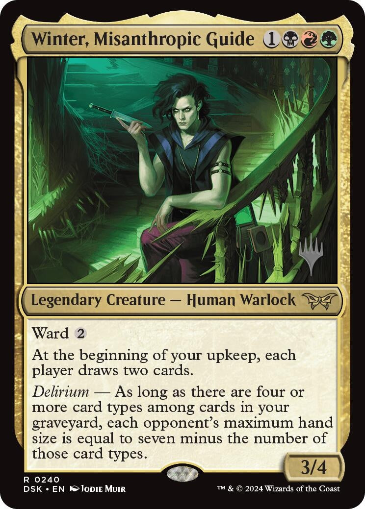 Image for Winter, Misanthropic Guide (240) (Promo Pack: Duskmourn: House of Horror) - Magic: The Gathering