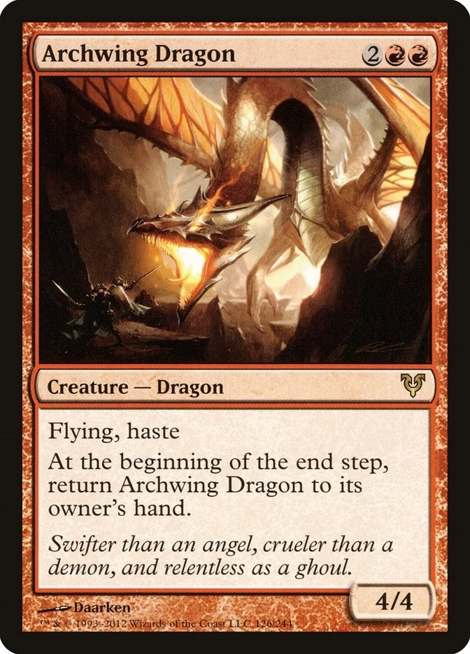 Image for Archwing Dragon (126) (Avacyn Restored) - Magic: The Gathering