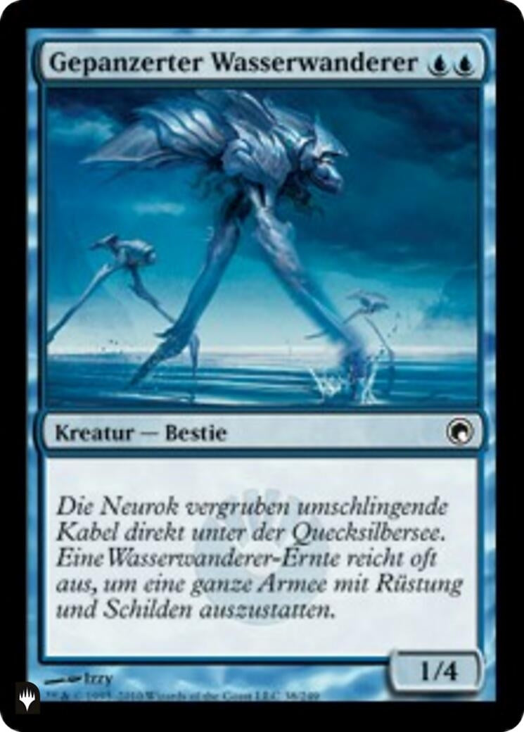 Image for Plated Seastrider (German) (38) (The List Reprints) - Magic: The Gathering
