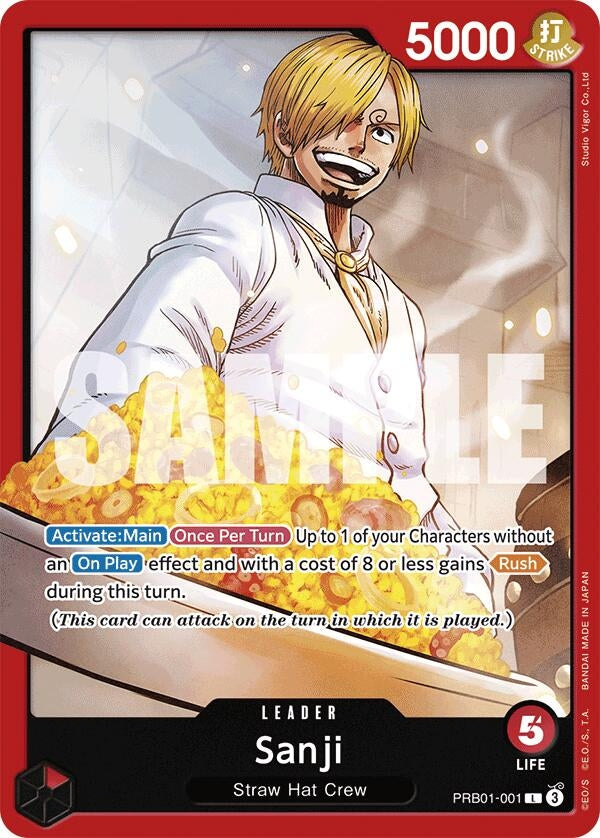 Image for Sanji (PRB01-001) (PRB01-001) (Premium Booster -The Best-) - One Piece Card Game