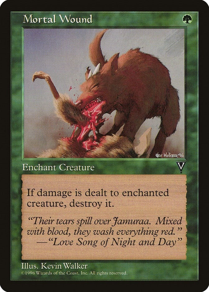 Image for Mortal Wound (Visions) - Magic: The Gathering