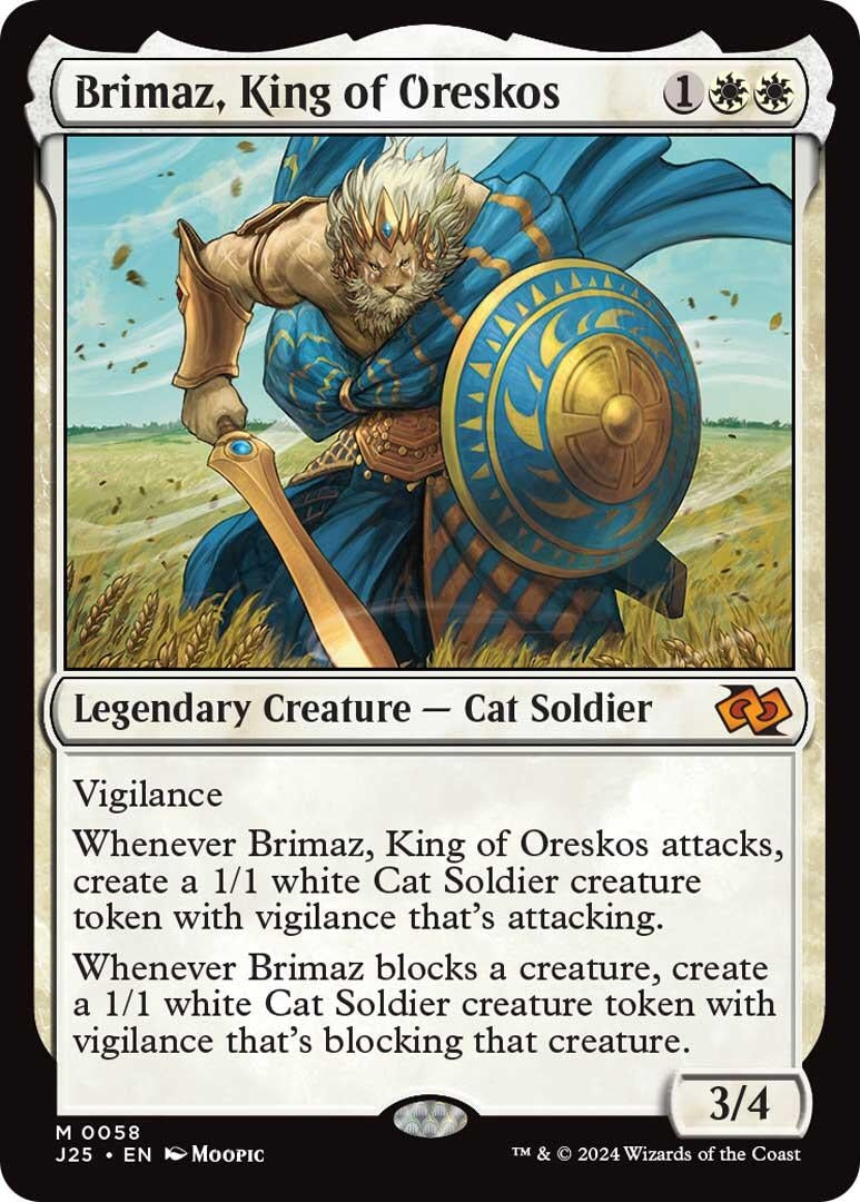 Image for Brimaz, King of Oreskos (Anime) (58) (Foundations Jumpstart) - Magic: The Gathering