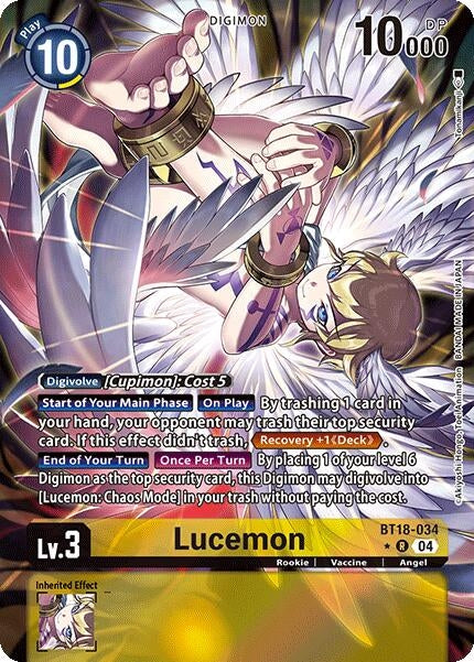 Image for Lucemon (Alternate Art) (BT18-034 R) (Release Special Booster 2.0) - Digimon Card Game