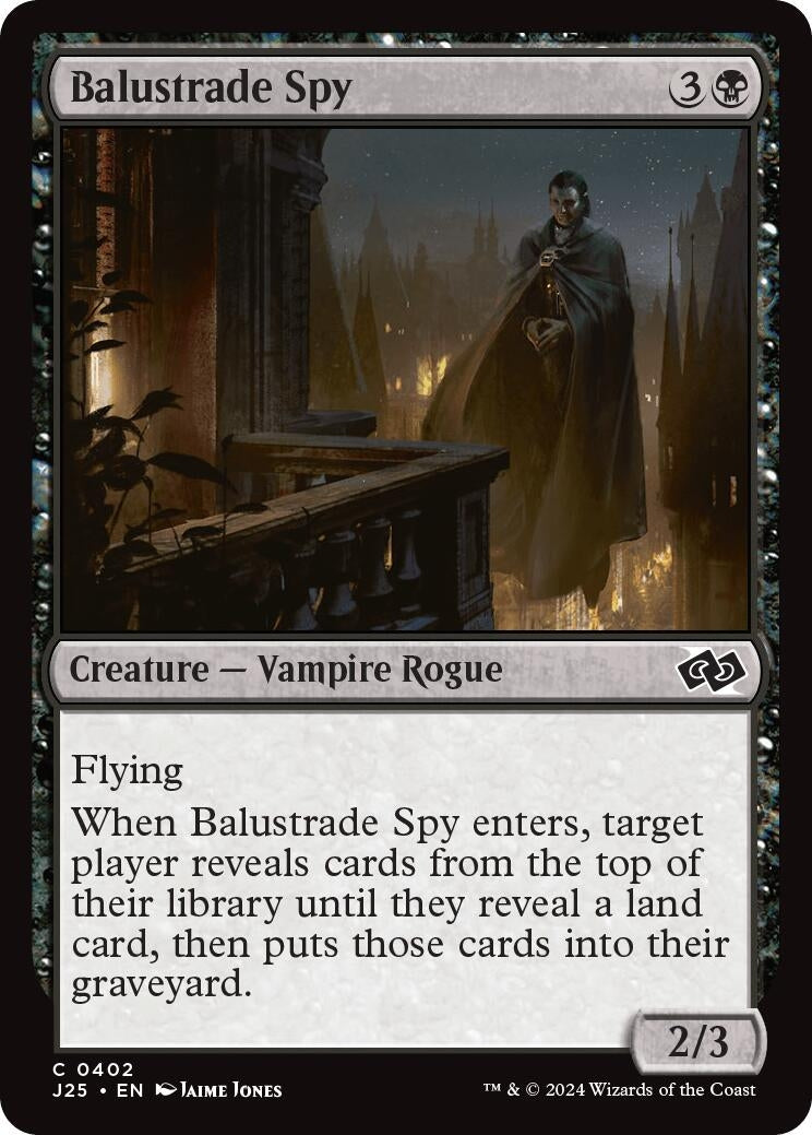 Image for Balustrade Spy (402) (Foundations Jumpstart) - Magic: The Gathering