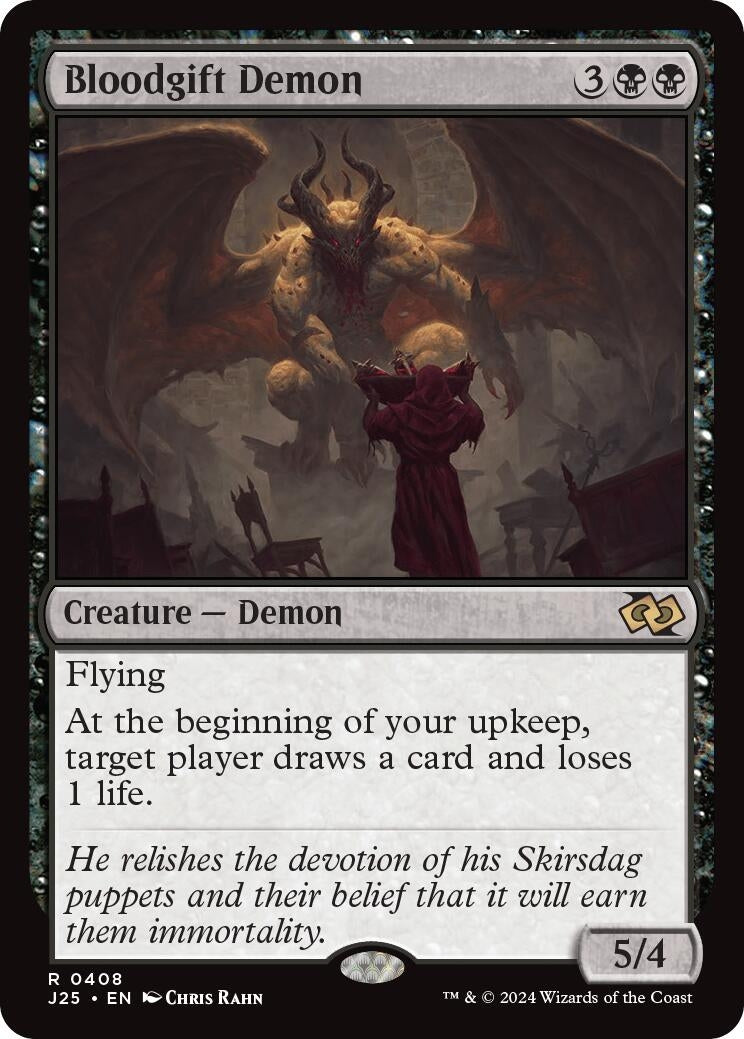 Image for Bloodgift Demon (408) (Foundations Jumpstart) - Magic: The Gathering