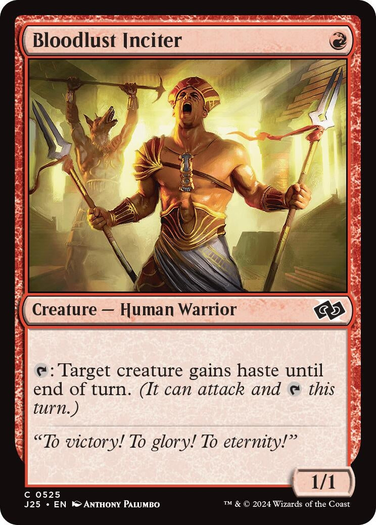 Image for Bloodlust Inciter (525) (Foundations Jumpstart) - Magic: The Gathering