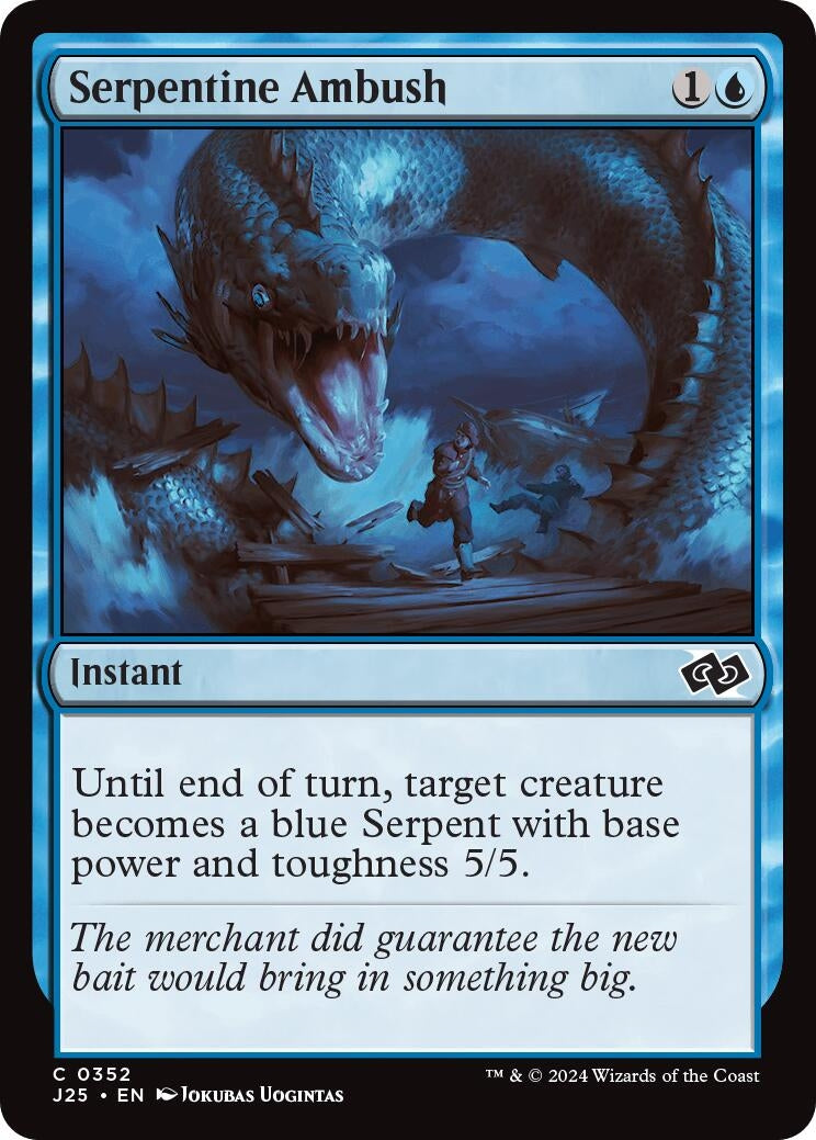 Image for Serpentine Ambush (352) (Foundations Jumpstart) - Magic: The Gathering