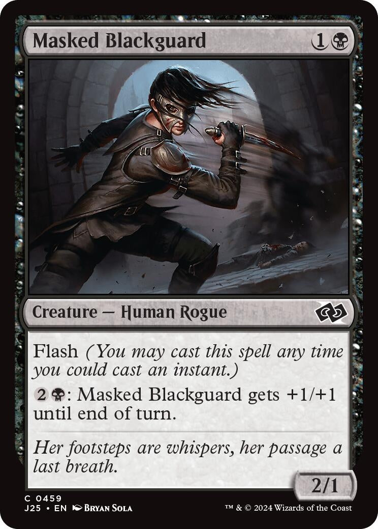 Image for Masked Blackguard (459) (Foundations Jumpstart) - Magic: The Gathering