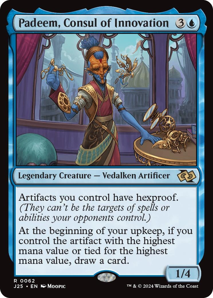 Image for Padeem, Consul of Innovation (Anime) (62) (Foundations Jumpstart) - Magic: The Gathering