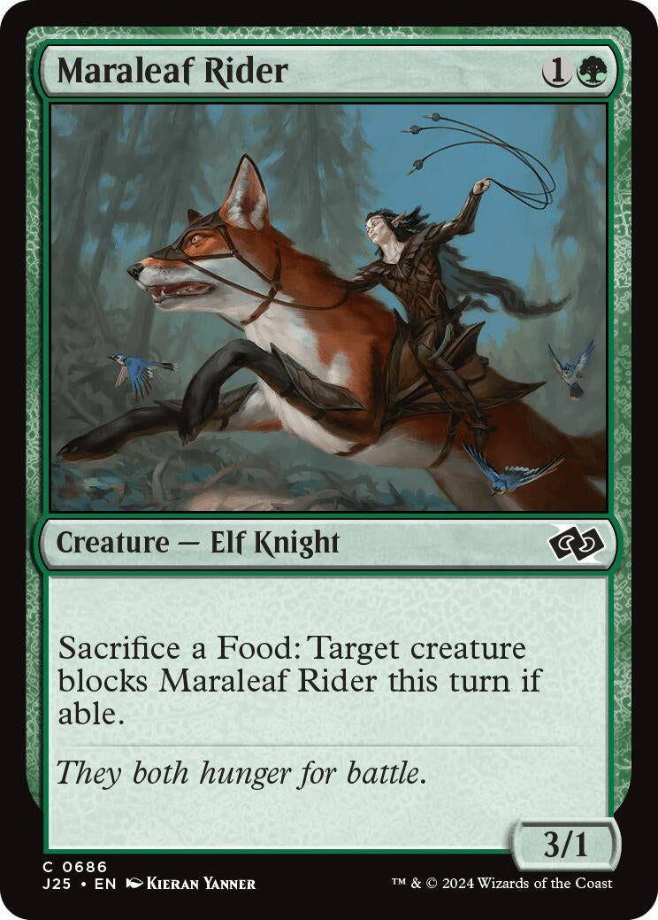 Image for Maraleaf Rider (686) (Foundations Jumpstart) - Magic: The Gathering