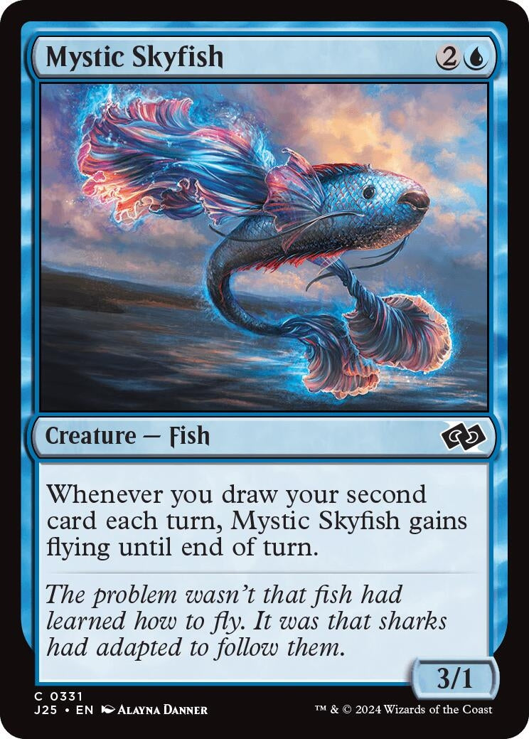 Image for Mystic Skyfish (331) (Foundations Jumpstart) - Magic: The Gathering