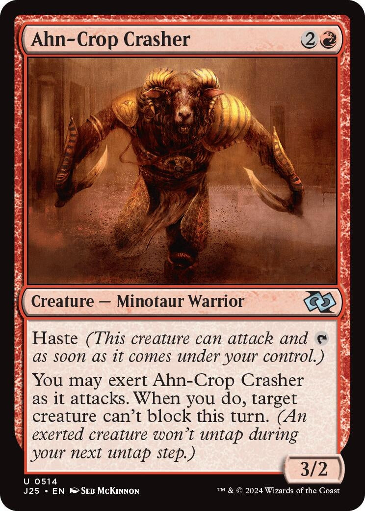 Image for Ahn-Crop Crasher (514) (Foundations Jumpstart) - Magic: The Gathering