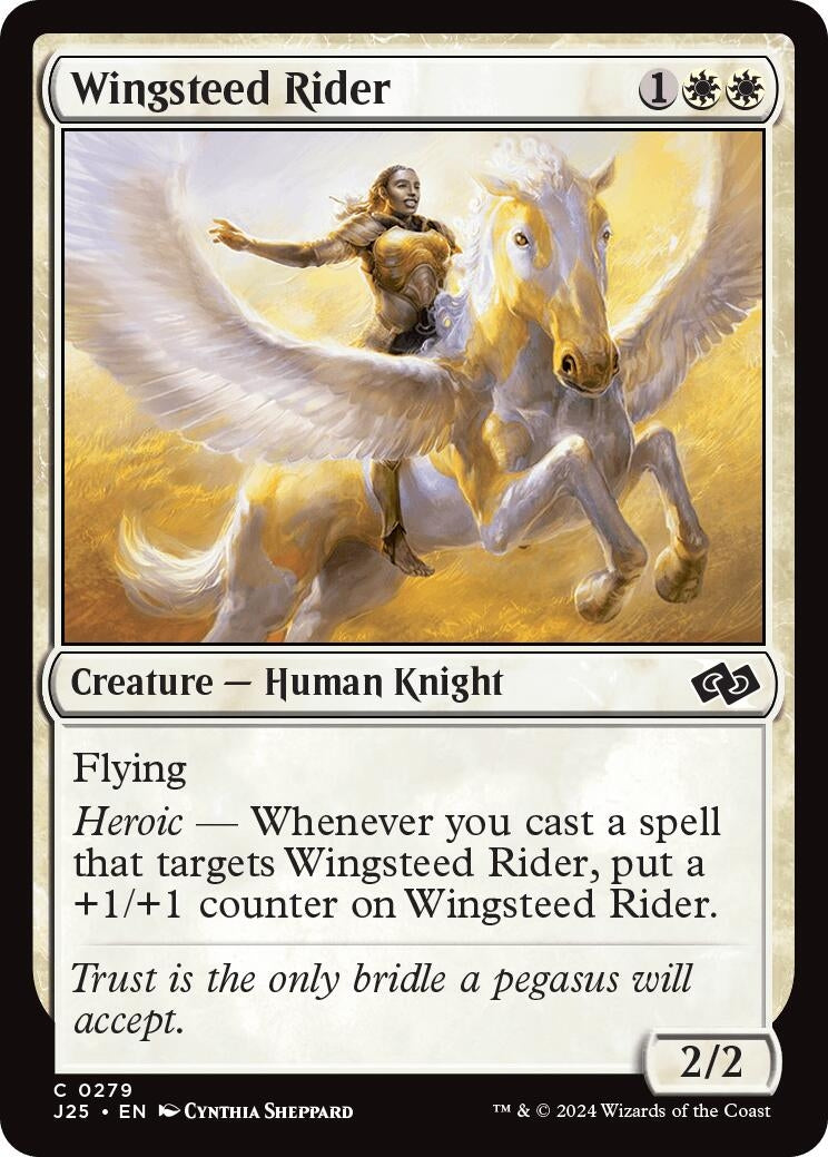 Image for Wingsteed Rider (279) (Foundations Jumpstart) - Magic: The Gathering