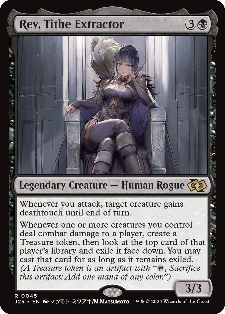 Image for Rev, Tithe Extractor (Anime) (45) (Foundations Jumpstart) - Magic: The Gathering