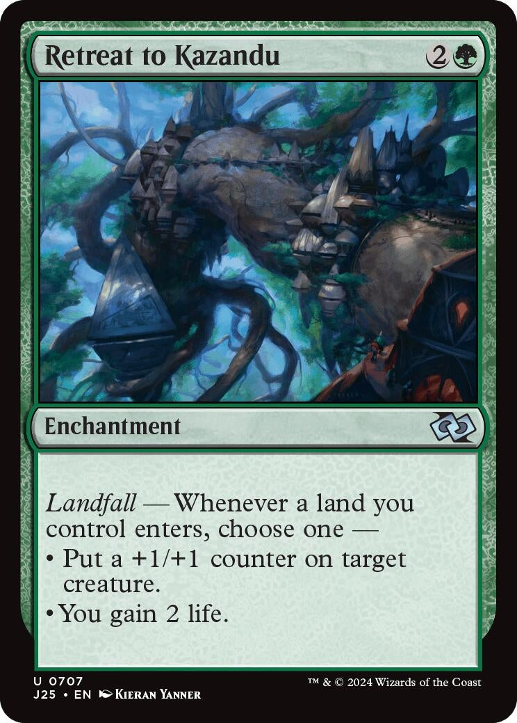 Image for Retreat to Kazandu (707) (Foundations Jumpstart) - Magic: The Gathering