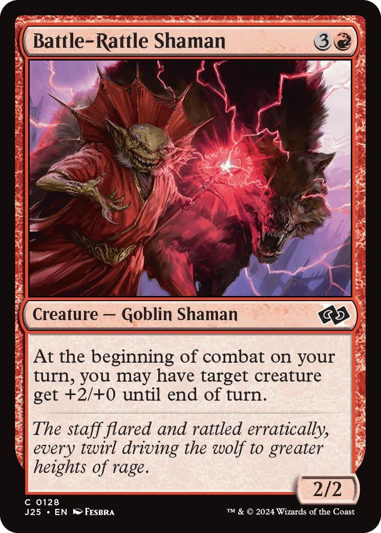Image for Battle-Rattle Shaman (128) (Foundations Jumpstart) - Magic: The Gathering
