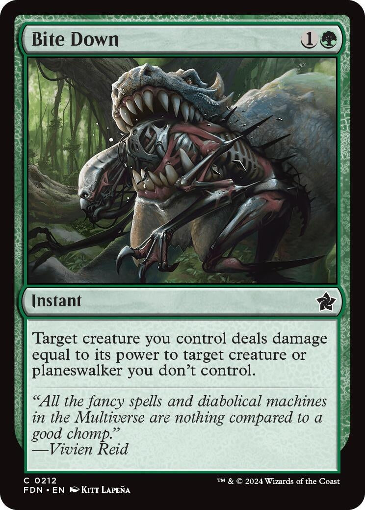 Image for Bite Down (212) (Foundations) - Magic: The Gathering