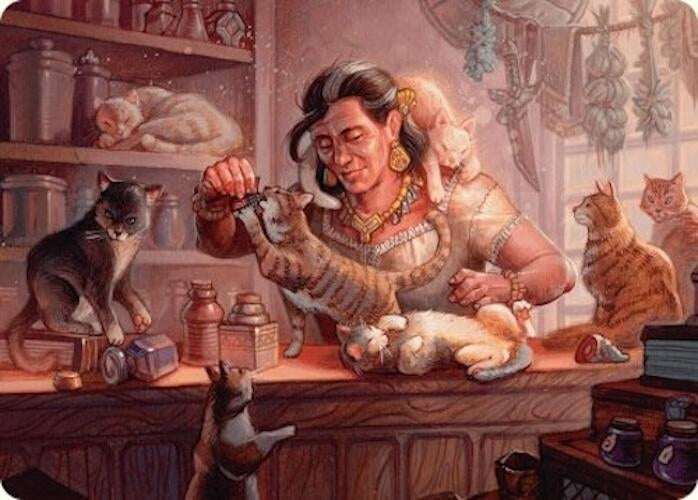 Image for Cat Collector Art Card (1/54) (1) (Art Series: Foundations) - Magic: The Gathering