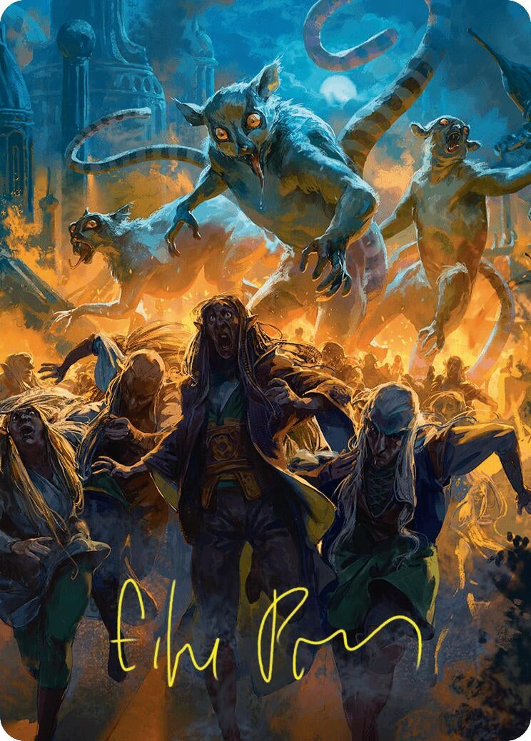 Image for Preposterous Proportions Art Card (43/54) (Gold-Stamped Signature) (43) (Art Series: Foundations) - Magic: The Gathering