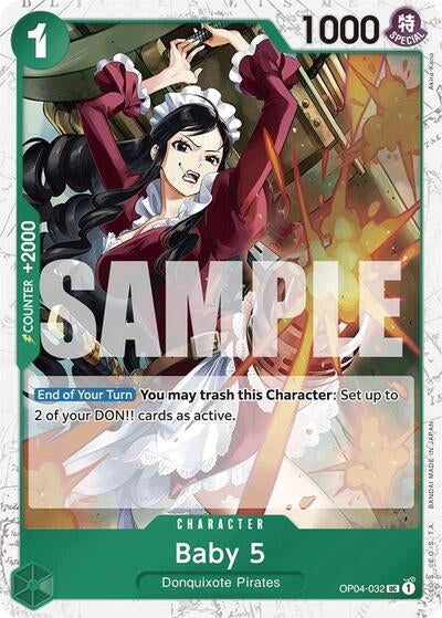 Image for Baby 5 (OP04-032) (Jolly Roger Foil) (OP04-032) (Premium Booster -The Best-) - One Piece Card Game