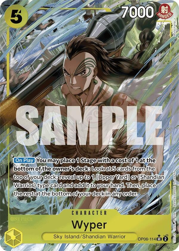 Image for Wyper (Full Art) (OP06-114) (Premium Booster -The Best-) - One Piece Card Game