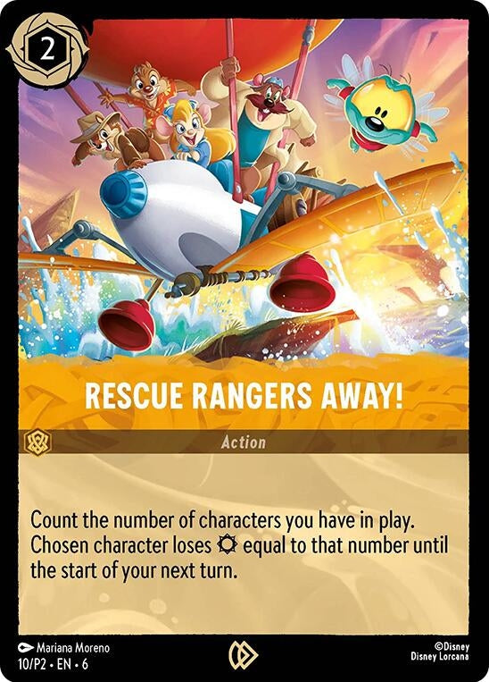 Image for Rescue Rangers Away! (10) (Disney Lorcana Promo Cards) - Disney Lorcana