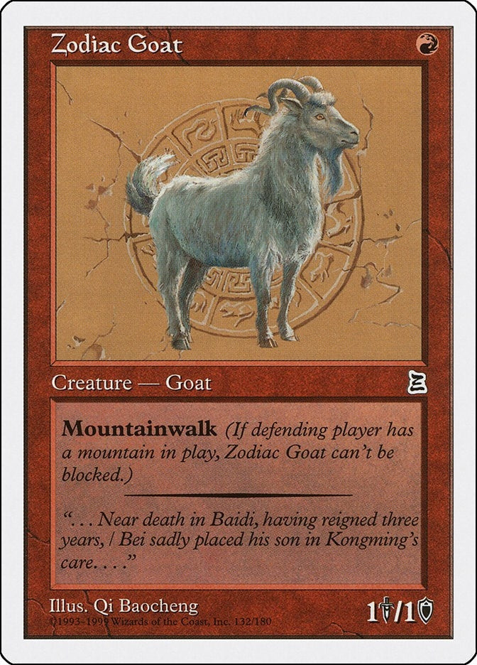 Image for Zodiac Goat (132) (Portal Three Kingdoms) - Magic: The Gathering
