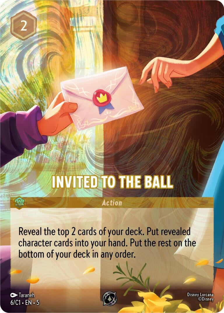 Image for Invited to the Ball (6) (Disney Lorcana Promo Cards) - Disney Lorcana
