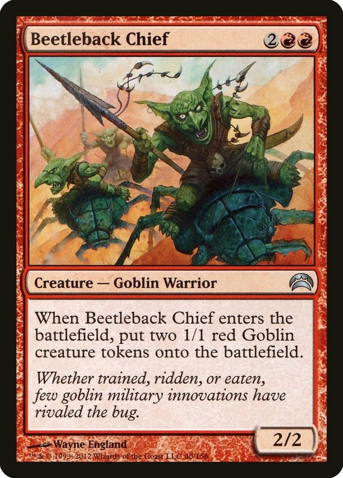 Image for Beetleback Chief (40) (Planechase 2012) - Magic: The Gathering
