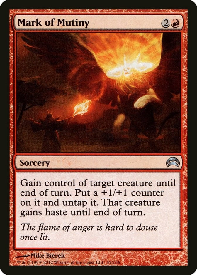 Image for Mark of Mutiny (47) (Planechase 2012) - Magic: The Gathering