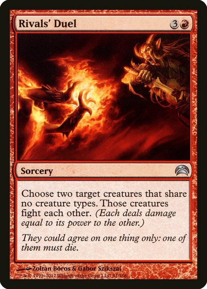 Image for Rivals' Duel (51) (Planechase 2012) - Magic: The Gathering