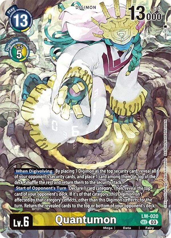 Image for Quantumon (Alternate Art) (LM-020 SEC) (Special Limited Set) - Digimon Card Game