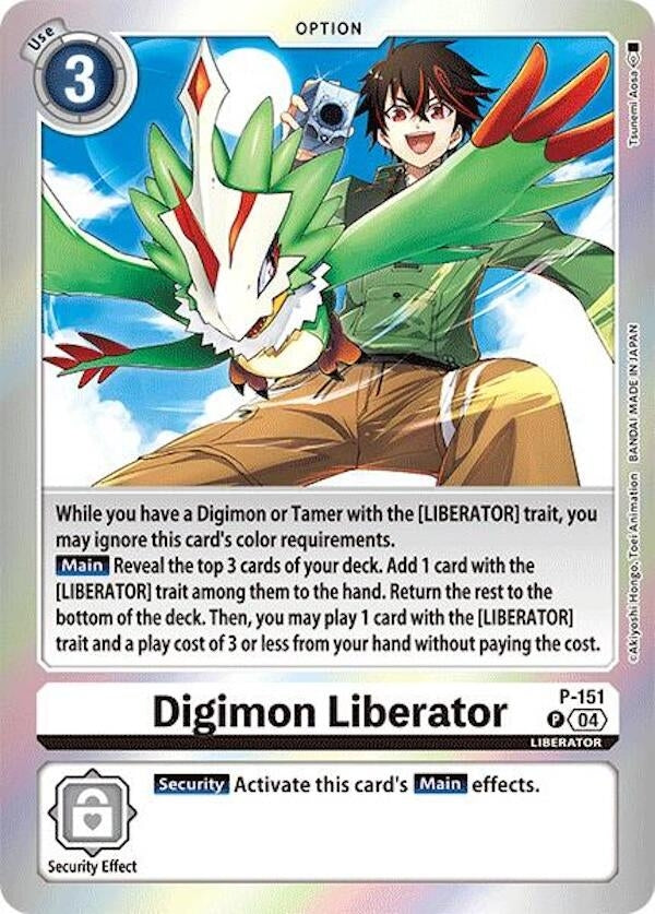 Image for Digimon Liberator (Reprint) (P-151 P) (Special Limited Set) - Digimon Card Game