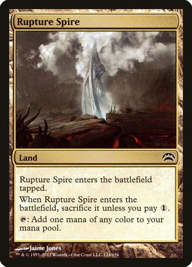 Image for Rupture Spire (124) (Planechase 2012) - Magic: The Gathering