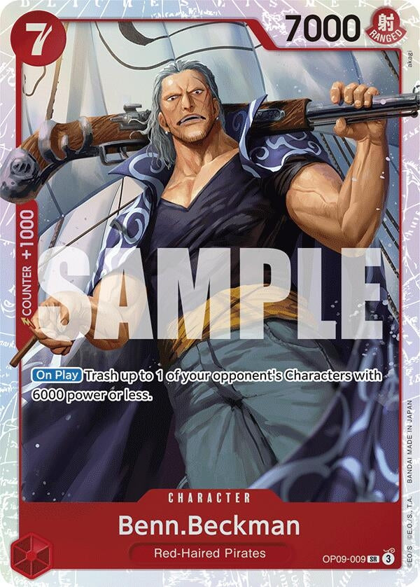 Image for Benn.Beckman (OP09-009) (Emperors in the New World) - One Piece Card Game