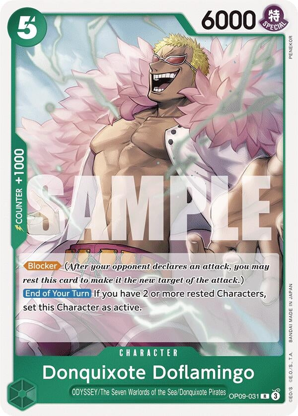 Image for Donquixote Doflamingo (OP09-031) (Emperors in the New World) - One Piece Card Game
