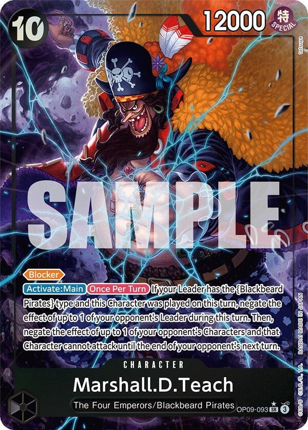 Image for Marshall.D.Teach (093) (Alternate Art) (OP09-093) (Emperors in the New World) - One Piece Card Game