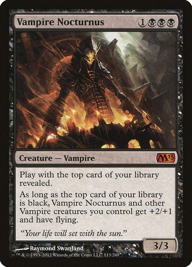 Image for Vampire Nocturnus (113) (Magic 2013 (M13)) - Magic: The Gathering