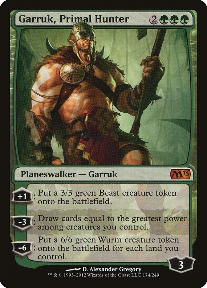 Image for Garruk, Primal Hunter (174) (Magic 2013 (M13)) - Magic: The Gathering